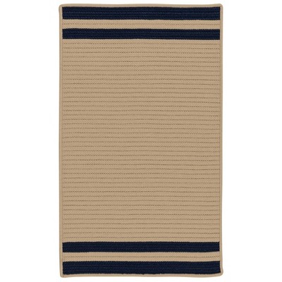 Colonial Mills Denali End Stripe Area Rug, 2x4, Navy