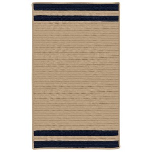 Colonial Mills Denali End Stripe Area Rug, 2x3, Navy - 1 of 3