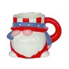 Transpac 4th of July Patriotic American Uncle Sam Gnome 4th of July Ceramic Mug Set of 4, Dishwasher Safe - 3 of 4