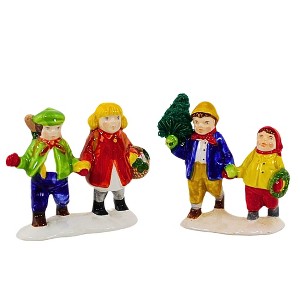 Enesco 2.75 In Through The Woods Children Snow Village Village Accessories - 1 of 3