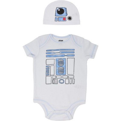 Star Wars The Child Baby Cosplay Bodysuit and Hat Set Newborn to Infant
