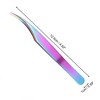 Unique Bargains Women's Dolphin Eyelash Extension Tweezers Assorted Color 1 Pc - 2 of 3