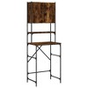 vidaXL Washing Machine Cabinet Smoked Oak 26.8"x19.1"x76.4" - 2 of 4