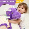 SEVOBAL Toy Vehicles Kids Ride On Rocking Horse with Dragon Sounds and Secure Design, Purple, 25.6"*15"*28.3" - 4 of 4