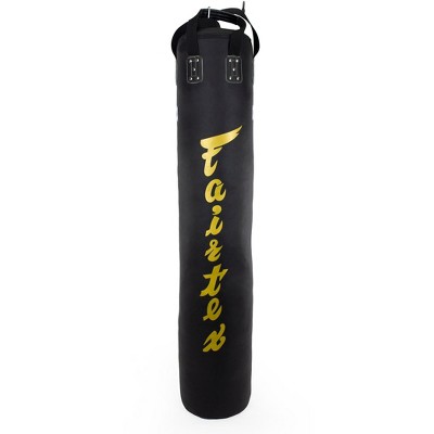 Fairtex HB6 6 Ft. Banana Bag Punching Bag for Muay Thai, Kickboxing, MMA (HB6 Unfilled)