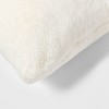 Faux Rabbit Fur Throw Pillow - Threshold™ - image 4 of 4