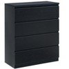 KIGFTSOD 4 Drawer Dresser with Handle-Free Design,Black - 4 of 4