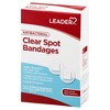 Leader Antibacterial Clear Spot 7/8 Inches Bandages 50 ea - 4 of 4