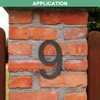 Unique Bargains 304 Stainless Steel Waterproof Rustproof House Numbers 1 Pc - 4 of 4