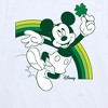 Boys' - Disney - Mickey Green Rainbow Short Sleeve Graphic T-Shirt - 2 of 4