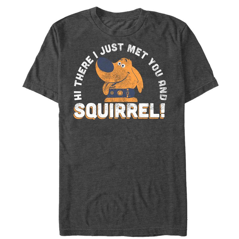 Men's Up Dug Just Met You Squirrel T-Shirt, 1 of 5