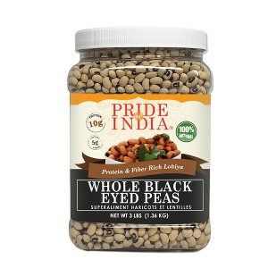 PRIDE OF INDIA Black Eyed Lobiya Peas - 1 of 4