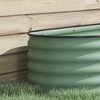 Okak 16.5"H/12"H Galvanized Raised Garden Bed Kit, Elevated Outdoor Planter Box with Safety Edging, Easy DIY for Flowers, Herbs, Vegetables - 2 of 4