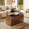 WOWLIVE Lift Top Coffee Table with Storage for Living Room, Hidden Compartment, CT018 - 2 of 4