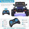 Costway Kids Ride on Truck 12V Battery Powered Ride on Car 2-Seat  with 2.4G Parental Remote Control - 3 of 4