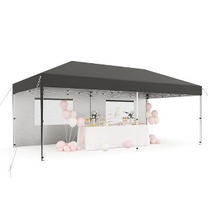 10'x20' Commercial Pop-Up Canopy Tent, Instant Setup Shelter, Portable Outdoor Tent - 1 of 4