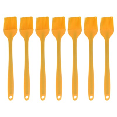 Unique Bargains Kitchen Heat-resistant Portable Silicone Pastry Brush  7 Pcs
