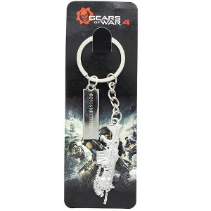 Huge Crate Gears of War 4 Lancer Pewter 3D Relief Key Ring - 1 of 1