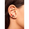 Disney Mickey and Minnie Mouse Classic Minnie Fashion Stud Earring - Classic Minnie, Red/Gold - 4 pairs - 2 of 4