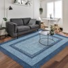 TROPOW Area Rug Braided Printed for Living Room, Non-Slip Stain-Resistant Printed Rug,Machine Washable Large Carpet for Kitchen - 4 of 4