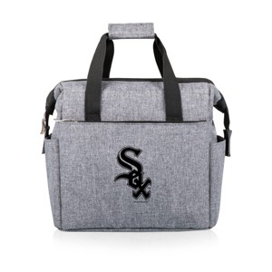 MLB Chicago White Sox On The Go Soft Lunch Bag Cooler - Heathered Gray - 1 of 4