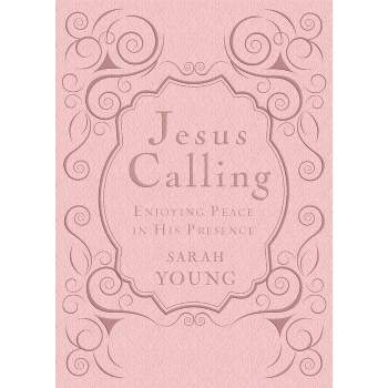 Jesus Calling, Pink Leathersoft, with Scripture References - by  Sarah Young (Leather Bound)