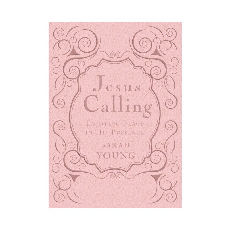 Jesus Calling, Pink Leathersoft, with Scripture References - by  Sarah Young (Leather Bound), 1 of 2