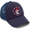 Zodaca 2 Pack Patriotic Trucker Hats for Men, American Flag Baseball Cap, 2 Designs, 3.7 X 8 X 8.2 in - 3 of 4