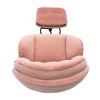 CAVINAS Velvet Upholstered Accent Chair, TV Chair, Swivel Chairs with Swivel Ottoman for Living Room, Wingback Chair, Lounge Armchairs - 4 of 4