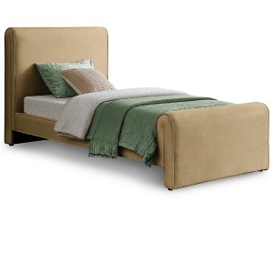 Meridian Furniture,Sloan Velvet Bed - 1 of 4