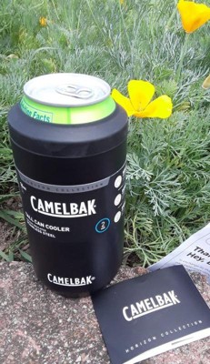 CamelBak Tall Can Cooler, SST Vacuum Insulated 16oz, Black
