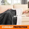 Inhand Heated Blanket Electric Heating Blanket Auto-Off 10 Heat Level Over-Heat Protection Flannel ETL Certified - 2 of 4