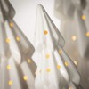 9.5"H, 12"H and 14.75"H Sullivans Lighted Christmas Tree - Set of 3, White - 2 of 3