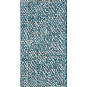 Courtyard CY8387 UV & Stain Resistant Non-Shedding Power Loomed Indoor/Outdoor Rugs - Safavieh - 1 of 4
