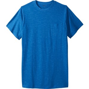 KingSize Shrink-Less Lightweight Longer-Length Crewneck Pocket T-Shirt - 1 of 4
