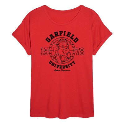 Women's - Garfield - Ath Dept Running Oversized Graphic T-Shirt