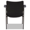 Alera Alera IV Series Fabric Back/Seat Guest Chairs, 24.8" x 22.83" x 32.28", Black Seat, Black Back, Black Base, 2/Carton - image 4 of 4