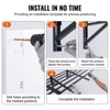 Munora 72" x 24.8" Heavy Duty Wall Mounted Garage Shelving (2-Pack) - 1600 lbs Total Capacity Storage Rack - 4 of 4
