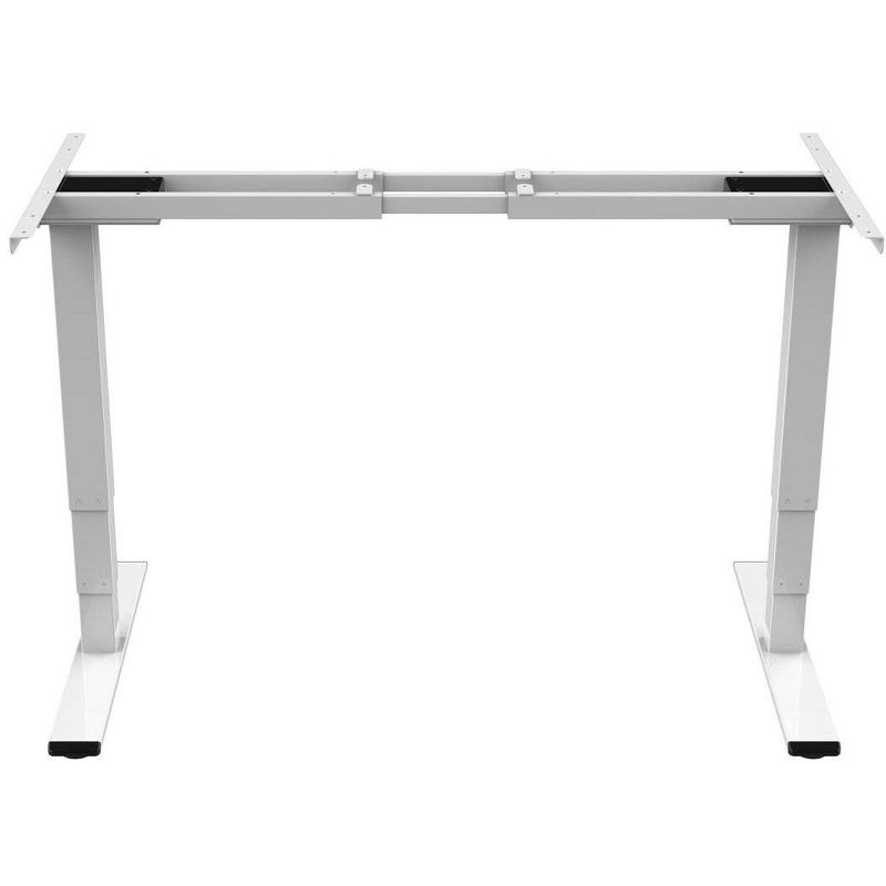 Monoprice Dual Motor 3-Stage Sit-Stand Desk, v2, White | Ergonomic Work From Home, Office, Workstation Stand up Desk - Workstream Collection, 2 of 7