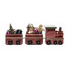 Transpac Resin 15.7 in. Multicolor Christmas Santa Presents Train Decor - 3 of 4