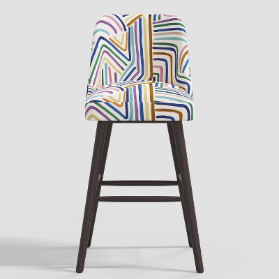 Geller Modern Counter Height Barstool in Patterns - Threshold™