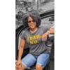 Womens Yeah No T Shirt Funny Hilarious Expression Novelty Graphic Tee - Crazy Dog Women's T Shirt - 3 of 4