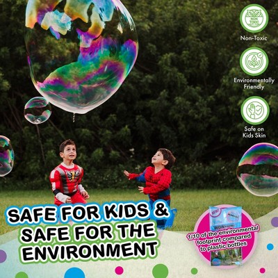 WOWmazing Giant Bubble Concentrate Solution 5-Pack for Outdoor Fun