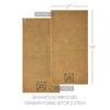 Bath House Prim Stars Tan Bath Towel Set of 2 27x54 VHC Brands - 4 of 4
