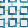 C&F Home 18" x 18" Aqua Squares Embroidered Pillow - 3 of 3