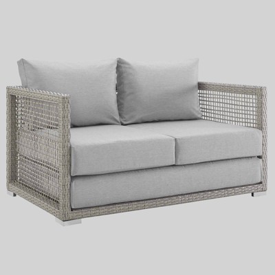 target wicker loveseat
