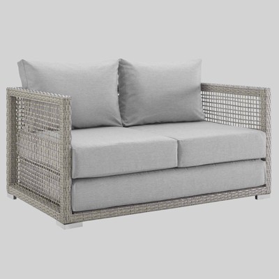 target wicker loveseat