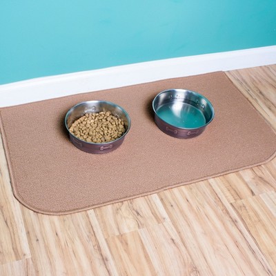 Beige Oval Synthetic Non-slip Accent Rug, 20" x 30"