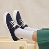 CUSHIONAIRE Women’s Freshman Canvas Lace-Up Sneaker with Memory Foam, Wide Widths Available | Casual Walking Shoes, Lightweight & Comfortable - 2 of 4
