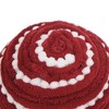 Whisen D3.9" Christmas Ball Ornaments, Decorative Hanging Ball Christmas Tree Ornaments, Set of 12 - Red - 4 of 4